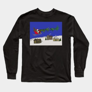 Jurassic sleigh Long Sleeve T-Shirt